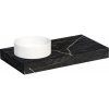 Kompaktná doska pod umývadlo s umývadlom Intedoor TRENTA Compact čierna x 90 cm až 160 cm x 50 cm S výrezom