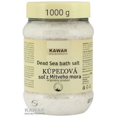 Kawar Soľ z Mŕtveho mora 1000 g + mydlo s obsahom čierneho bahna 120 g  darčeková sada od 6,46 € - Heureka.sk