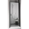 Kermi Cada XS sprchové dvere 70 cm výklopné čierna matná/priehľadné sklo CK1WR070203PK