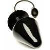M&K XXX Large Giant Inflatable Butt Plug, čierny latexový nafukovací análny kolík 21 x 6–13 cm