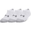 Under Armour HEATGEAR 3PK NO SHOW K biele 1375584-100