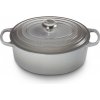 Le Creuset - Liatinový hrniec oválny s pokrievkou 29 cm/4,7 l sivý