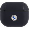 BMW Signature Kožené Puzdro pre AirPods 3 Navy BMA3SSLNA