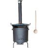 Goulash Cauldron kotol na guláš a zabíjačku smalt 50 L (1,2 mm), Goulash Cauldron žiaruvzdorná kotlina 50 cm PLUS 600, Goulash Cauldron pokrievka 57 cm SMALT, vareška 60 cm SMREK