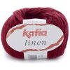 LINEN Katia Farby LINEN: 24 vínová