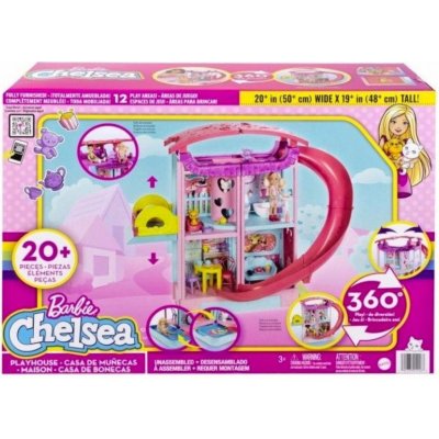 Mattel Barbie Chelsea Dom so šmykľavkou, HCK77 (mHCK77)