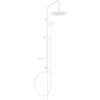 Mexen - X40 sprchový set s hornou hlavicou 22 cm, biela, 798404091-20