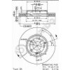 BREMBO Brzdový kotúč 09.8411.11