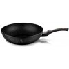 BERLINGERHAUS Pánev WOK s mramorovým povrchem 30 cm Black Rose Collection BH-6178