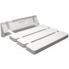 Aqualine sprchové sedadlo sklopné biele 32 x 33 cm AE357