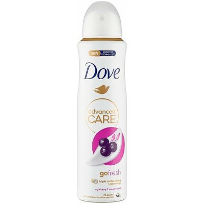 Dove Advanced Care Go Fresh Acai Berry & Waterlily Scent antiperspirant sprej 150 ml