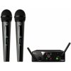 AKG WMS40 Mini Dual Vocal Bezdrôtový set US25B: 537.900MHz + US25D: 540.400MHz