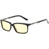 GUNNAR kancelářské dioptrické brýle HAUS READER / obroučky v barvě ONYX / jantarová skla / dioptrie +2,5 HAU-00101-2.5