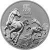 Strieborná investičná minca Year of the Horse Rok Koňa Lunárna 1 Oz 2026