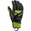 Lyžiarske rukavice Leki WCR Venom DH 3D Black/Ice Lemon 9