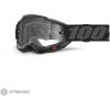 100% ACCURI 2 ENDURO MTB okuliare, black/clear lens