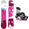 Raven Style Pink dámsky snowboard + Gravity Fenix grey/rose viazanie - 150 cm + S (EU 37)