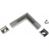 Topmet Spojovací rohovník 90° pre LED lištu SLIM8 Variant: Strieborný 89150020