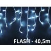 VIXEN Premium Vianocny zaves - 40,5m, studená biela - FLASH efekt, profi vianocne osvetlenie