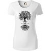 Narodeninový strom 50 - Dámske tričko z organickej bavlny Origin (GOTS) - S ( Biela )