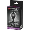 Pretty Love Inflatable Anal Plug Black