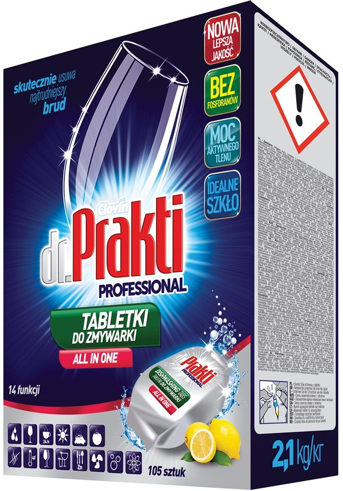 Dr. Prakti tablety do umývačky riadu All in One 105 ks od 9,29 € -  Heureka.sk
