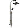 KERRA KERRA - Sprchový set Denis 63 BL/G (čiernozlatý) 5907548115119