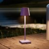 Sigor LED stolná lampa Nuindie pocket, fialová, IP54, stmievateľná - 4551101