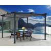 Terasová pergola 3x4m + sivá plachta
