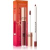 Makeup Revolution Fantasy Liquid Lip Gloss žiarivý lesk na pery 3 ml + Lip Liner kontúrovacia ceruzka na pery 1 g