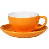 Biebri šálka s podšálkou, 190ml, svetlooranžová