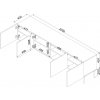 Cama Meble PALAZZO BIS 200 4D