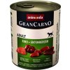 Animonda GranCarno Adult - Hovädzie a kačacie srdcia 800 g