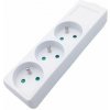 Solight viacnásobná zásuvka, 3 zásuvky, bez kábla [PZ11]