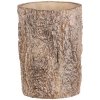 Kvetináč imitácia drevenej kôry, 16 x 16 x 21 cm,betón, 16 cm