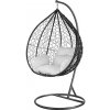 Hojdacie kreslo Havana čierno-čierne
