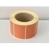 Etikety na kotúči 50x70 mm (VxŠ), oranžové, 2000 ks, 76, OUT