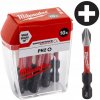 Sada bitov Milwaukee Shockwave PH2 50 mm 10 ks