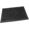 Gumová čistiaca vonkajšia vstupná rohož FLOMA Pin Squares - dĺžka 40 cm, šírka 60 cm, výška 0,7 cm