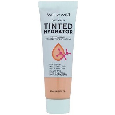 Wet n Wild Bare Focus Tinted Hydrator rozjasňující a hydratační make-up 27 ml odstín Medium Tan