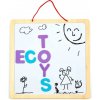 Učebná doska ECOTOYS 2v1: Hra a učenie zároveň pre deti od 3 rokov Ecotoys