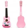 Drevená ružová gitara pre deti, Multi__FO18 PINK / MF019A