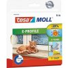 Tesa Tesamoll E Profil Tesniaca páska na dvere a okná 9 mm x 6 m biela