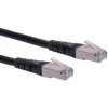 S/FTP (PiMF) Patchkábel 1.5m cat.6, čierny, Cu, Component Level, GHMT
