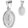 Argento Strieborný prívesok Zázračná medaila 85373
