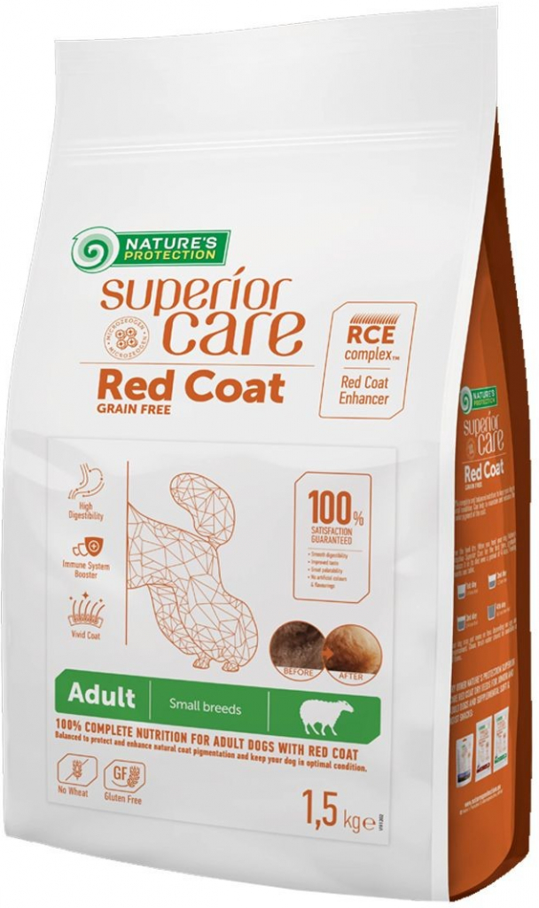 Nature\'s Protection Superior care red dog GF Adult poultry All Breeds 1,5 kg