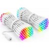 Farebné svetlá vonkajšie Twinkly string PRO DUAL svetelná reťaz vonkajšia, 2×125 RGB diód, IP67 biely kábel 2×12,5 m