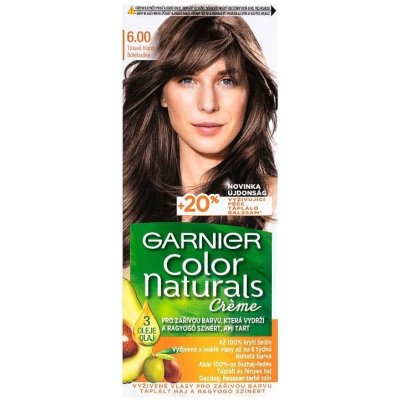 Garnier Color Naturals permanentná farba na vlasy 6 .00 Tmavá blond, 60 +40 +12 ml