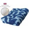 DRYBED Premium Vet Bed Swirls modrý 100 x 75 cm
