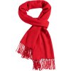 Myrtle Beach Šála MB 7308, tkaná, elegantní COT03730800499-red Červená UNI